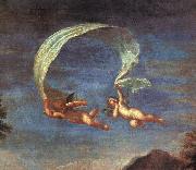 Albani  Francesco Adonis Led by Cupids to Venus oil on canvas